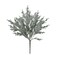 20" Snowy Pine Bush – Flocked Plastic Greenery Stem for Winter Arrangements-83659